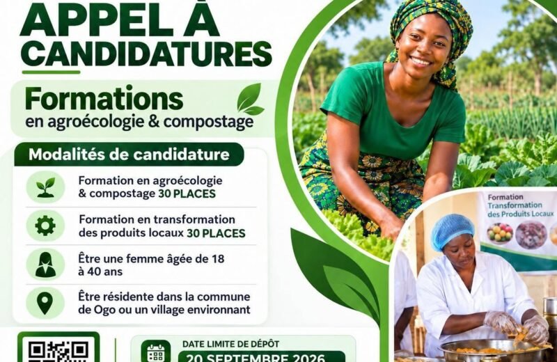 APPEL À CANDIDATURES – Projet d&rsquo;Agroécologie et Résilience Climatique
